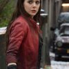 Shop Avengers Age of Ultron Scarlet Witch Leather Jacket