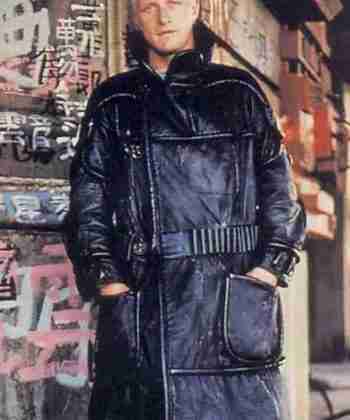 Rutger Hauer Black Coat