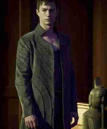 Tom Wisdom Leather Coat