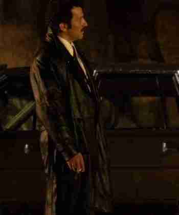 The Deuce S03 Tommy Longo Leather Trench Coat