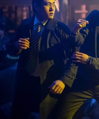 The Recruit S02 Teo Yoo Black Trench Coat