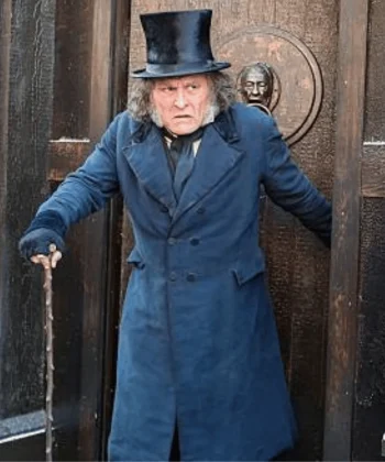 Johnny Depp 2026 Ebenezer's Office Activation at San Diego Comic-Con Cotton Trench Coat